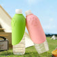 Alimentador de botella de agua de perro plegable de silicona