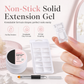 Gel no pegajoso sólido constructor para extensión de uñas