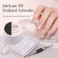 Gel no pegajoso sólido constructor para extensión de uñas
