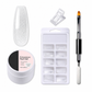 Gel no pegajoso sólido constructor para extensión de uñas
