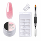 Gel no pegajoso sólido constructor para extensión de uñas