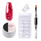 Gel no pegajoso sólido constructor para extensión de uñas