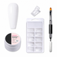 Gel no pegajoso sólido constructor para extensión de uñas