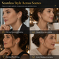 Pendientes clásicos y elegantes en forma de V para mujeres