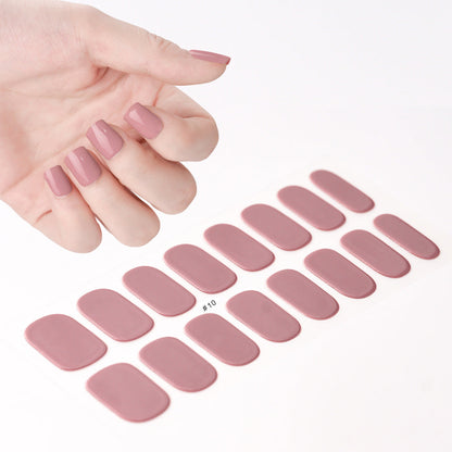 🎅Oferta de Año Nuevo🎄Pegatinas de uñas de gel semicuradas